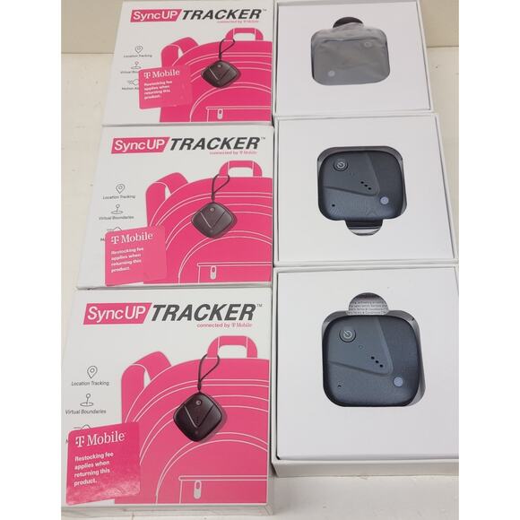 3x LOT SyncUP Tracker 2 T-Mobile 128MB Gray GPS Kits - Great Condition - Picture 2 of 6